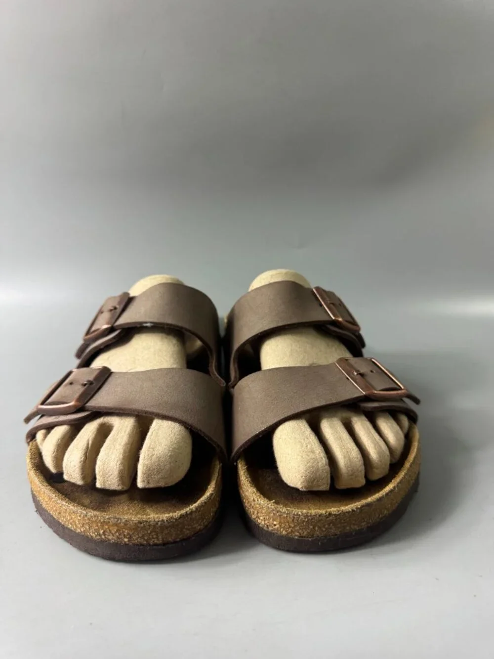 Birkenstock Arizona Sandals, Leather, Classic Footbed, Size 42